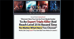Desktop Screenshot of dota2secrets.com